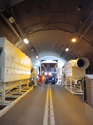 Travaux Tunnel au Mont Blanc ATMB