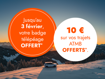 offre télépéage ATMB promo hiver 2024